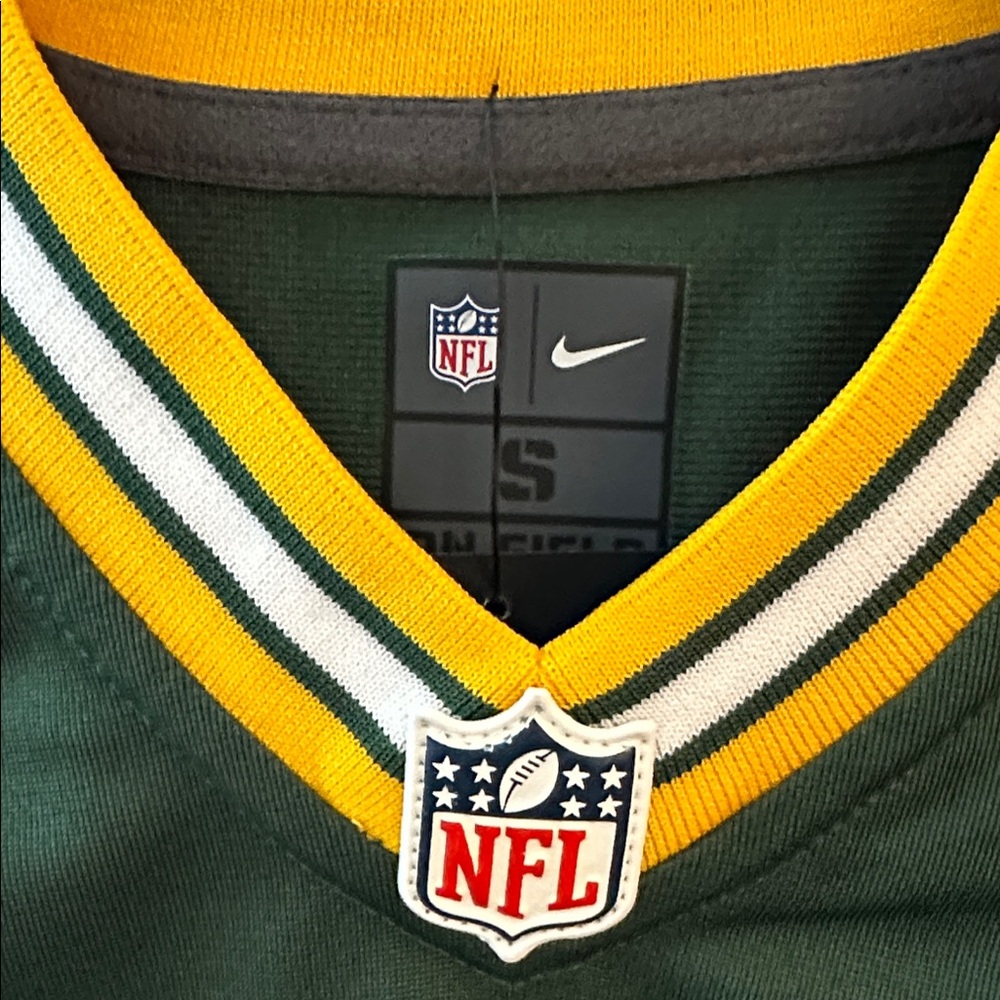 Youth size Small (8) Green and Gold Jersey with Number 12 New with tags - Picture 8 of 16